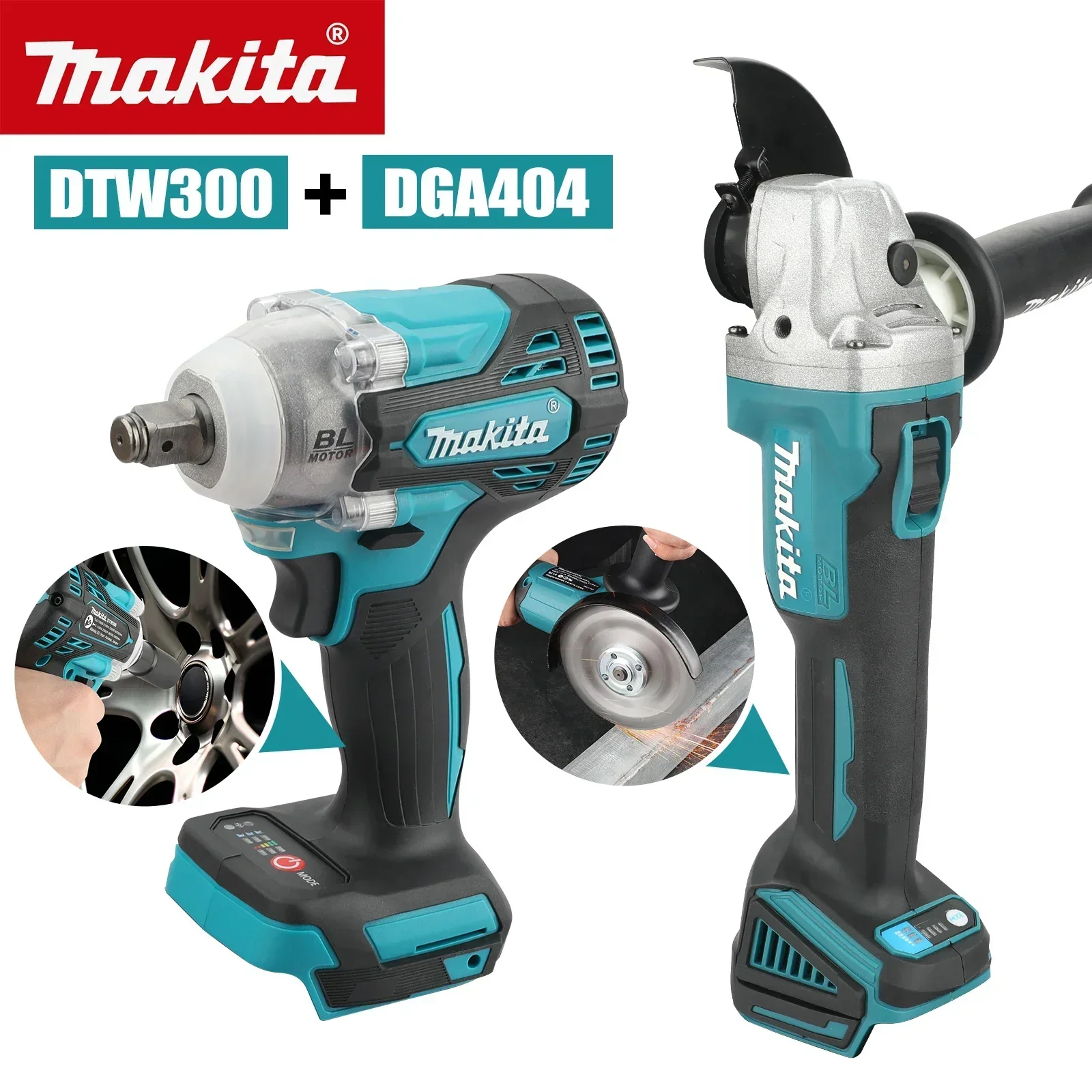 Makita Drill Dtw300 - Makita DTW300 Or DGA404 Combo: 18V,