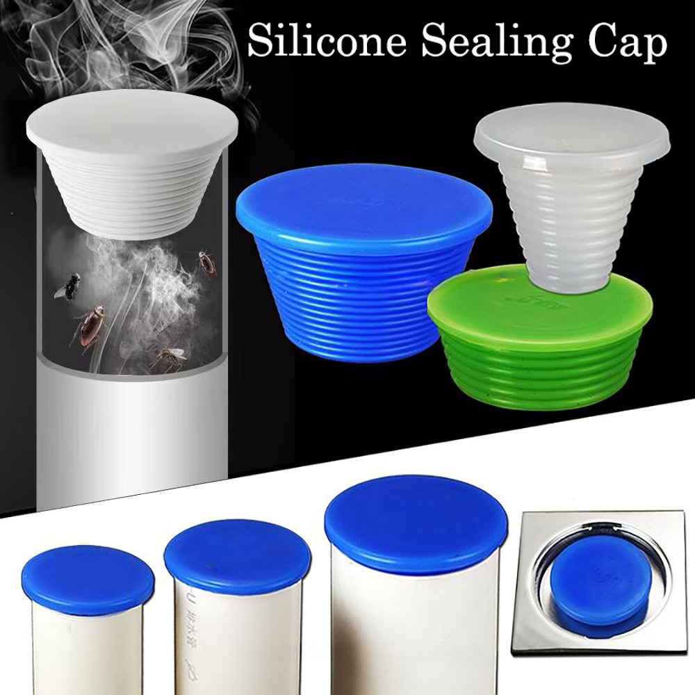 Drain Pipe Clip - Silicone Sewer Pipe Sealing Ring Water