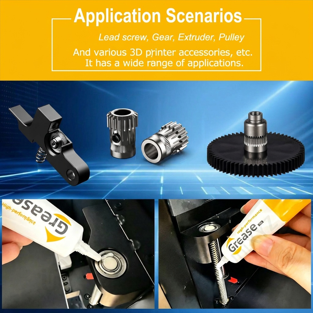 3D Printer Grease Lubricating  - Creality Printer Ender 3 review and price
