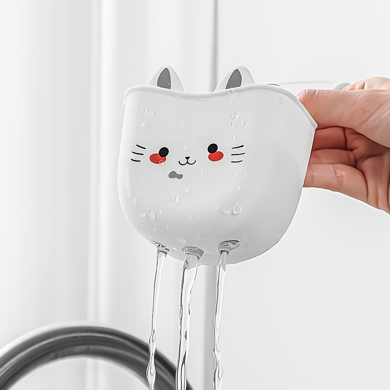 2Pcs Cute Cat Silicone Faucet  - Silicone Tap Washer review and price