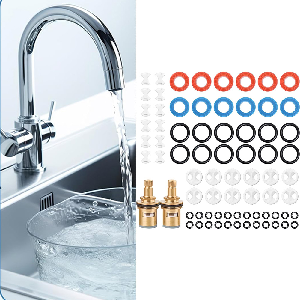 2 Pack Brass Tap Cartridge wit - Silicone Tap Washer review and price