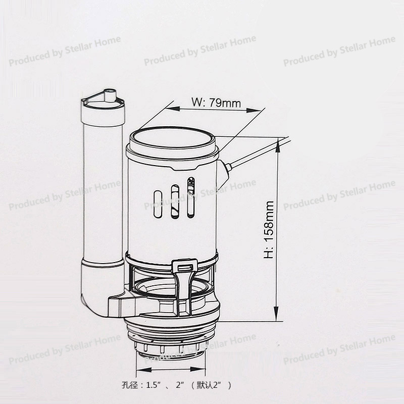 Front Wrench Type Wire Control - Toilet Fill Valve review and price
